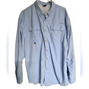 Naviskin Sky Blue Mens Long Sleeve Shirt Lightweight XL